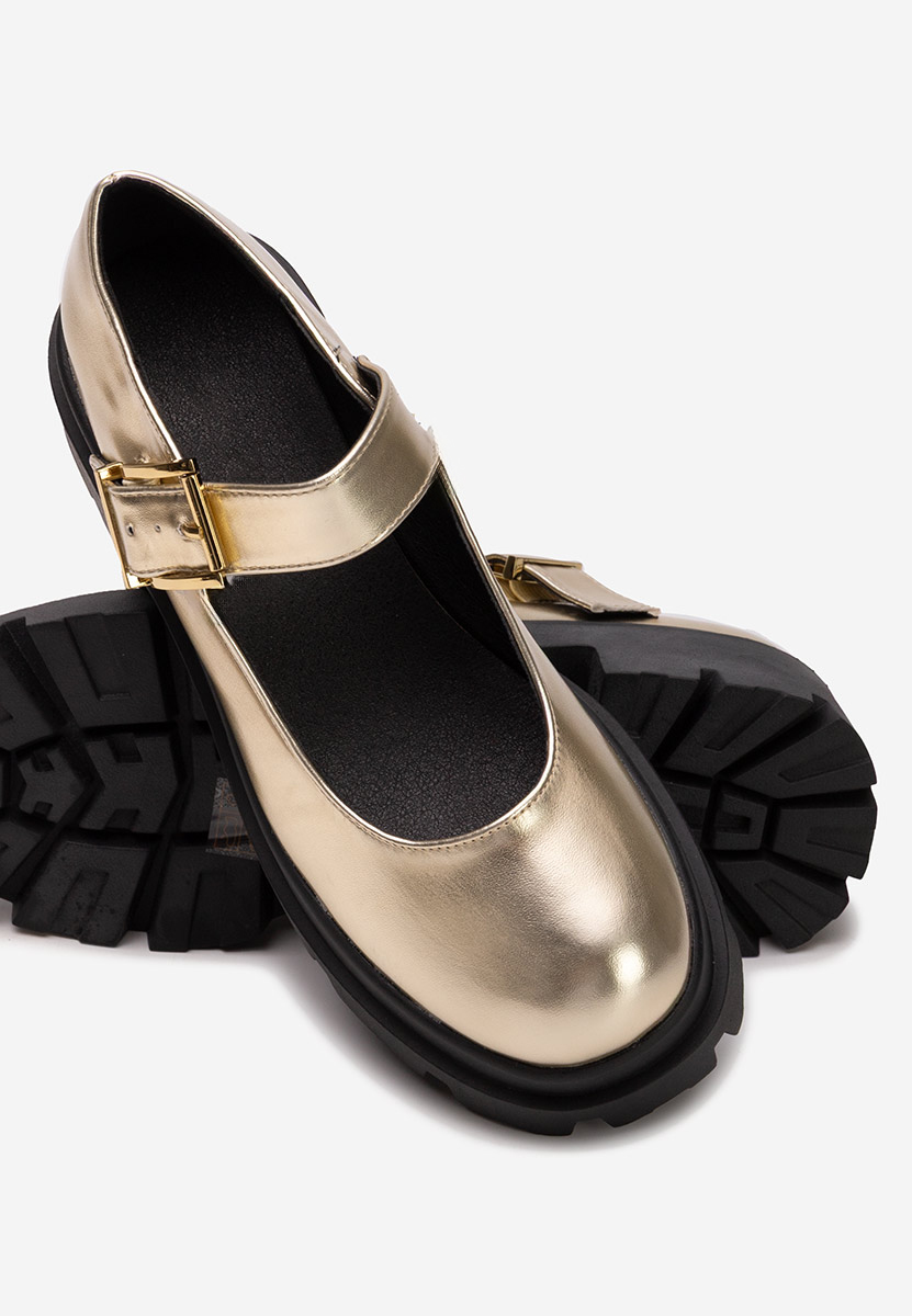 Zlaté lodičky na platformě Masovia