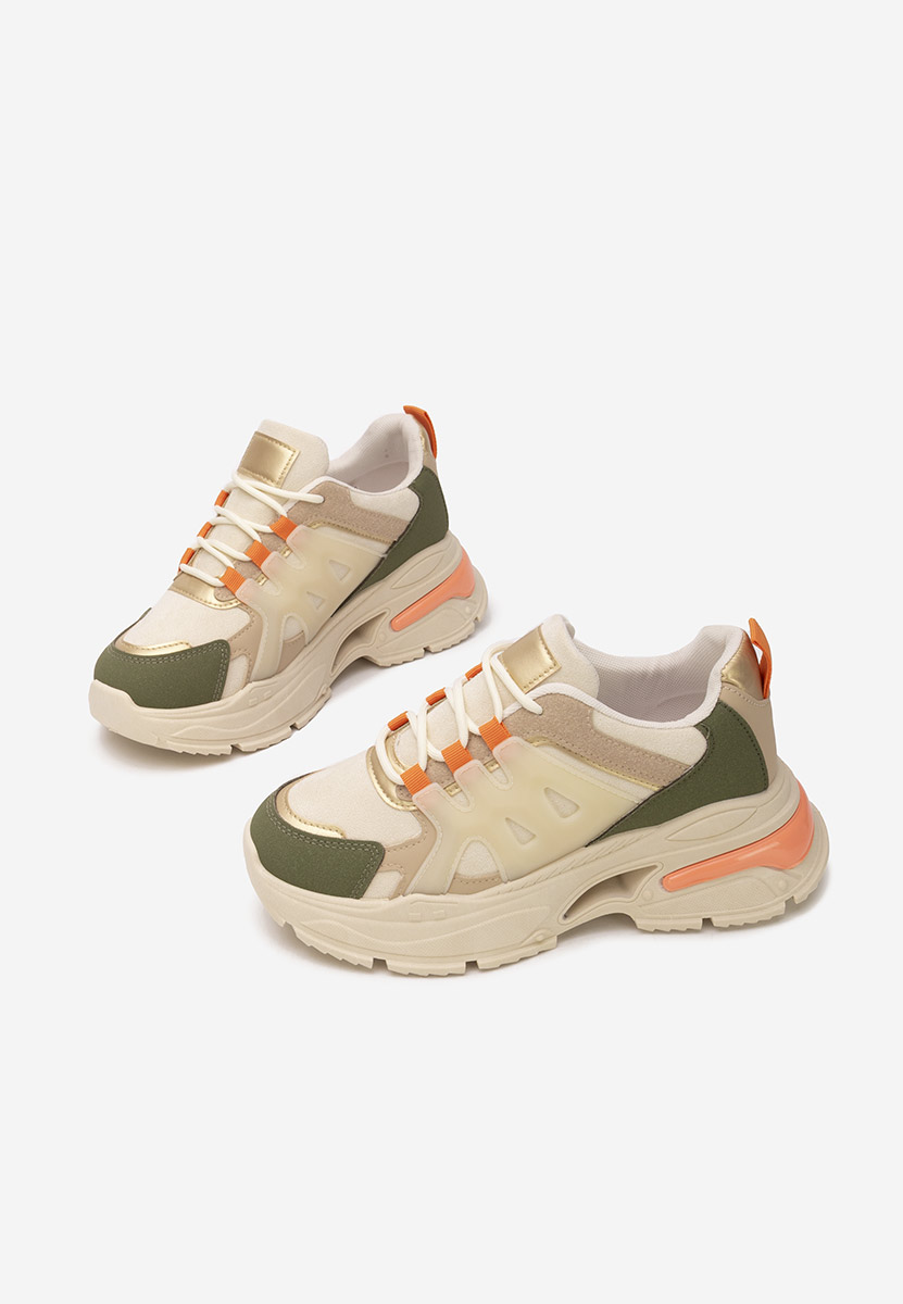 Zelené dámské tenisky na klínku Alverisa