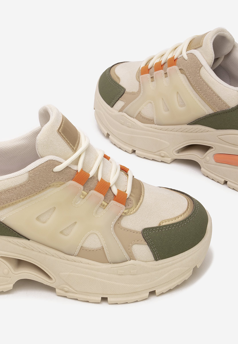 Zelené dámské tenisky na klínku Alverisa