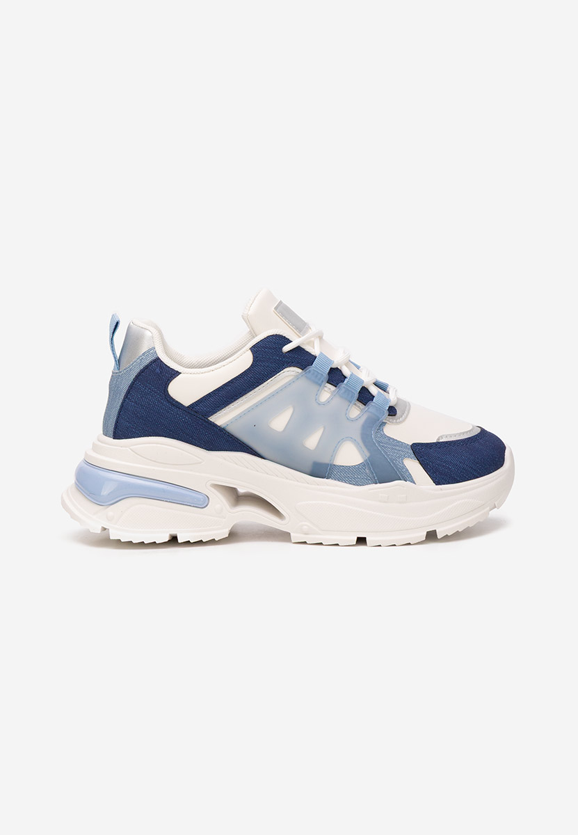 Modré dámské tenisky na klínku Alverisa