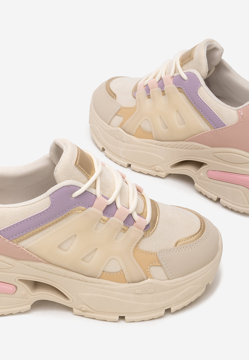 Viacfarebné dámské tenisky na klínku Alverisa