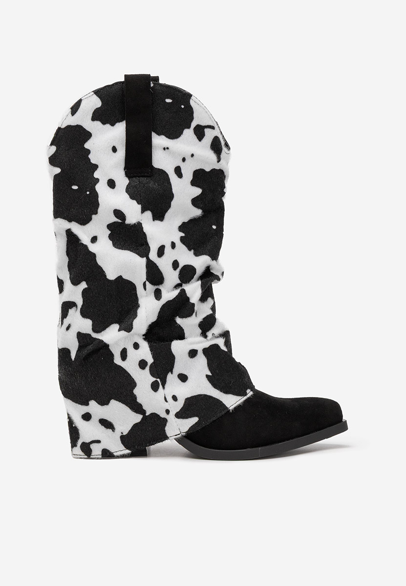 Animal print dámské kozačky Stolia