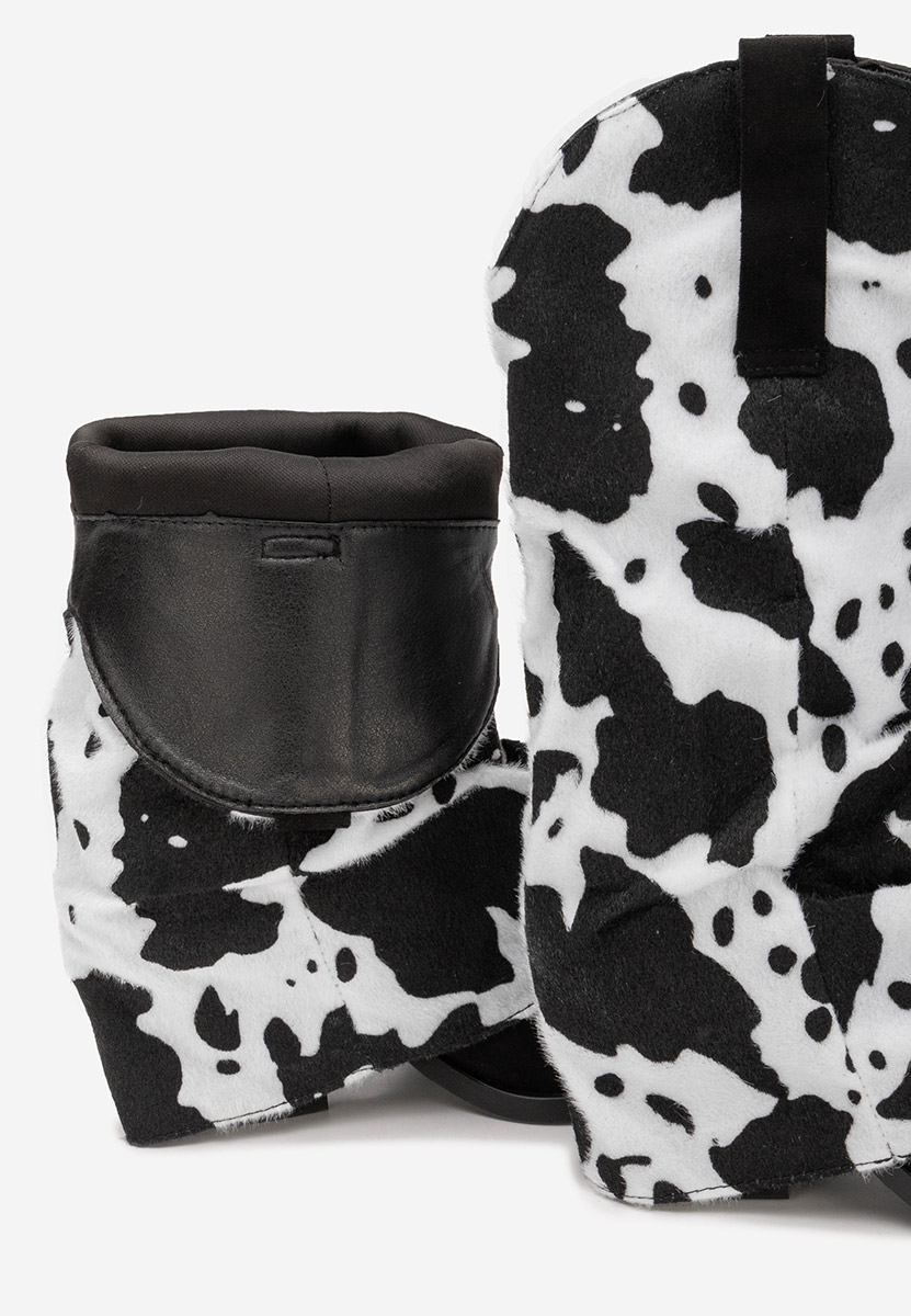 Animal print dámské kozačky Stolia