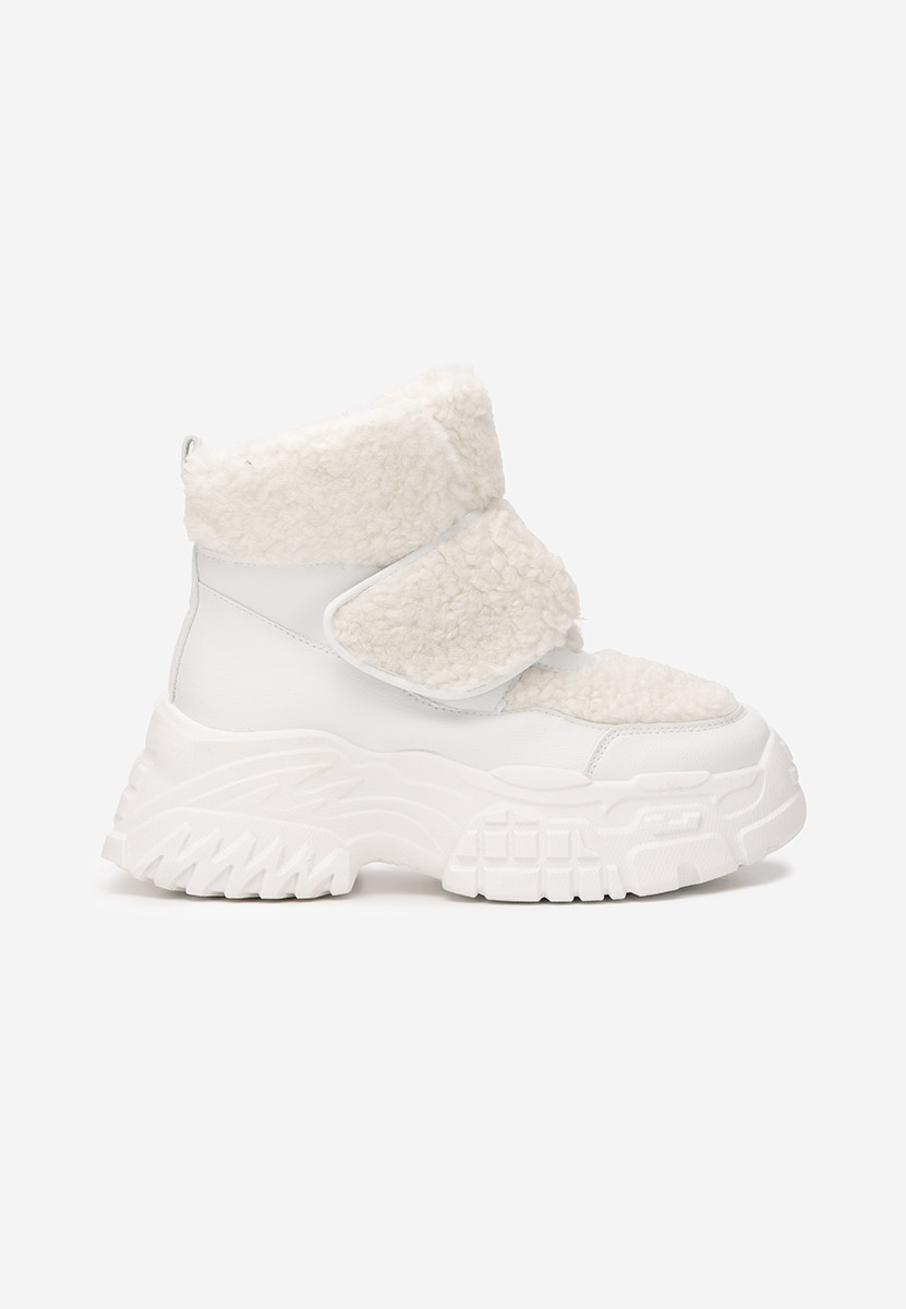 Bílé zimní tenisky dámské Comino