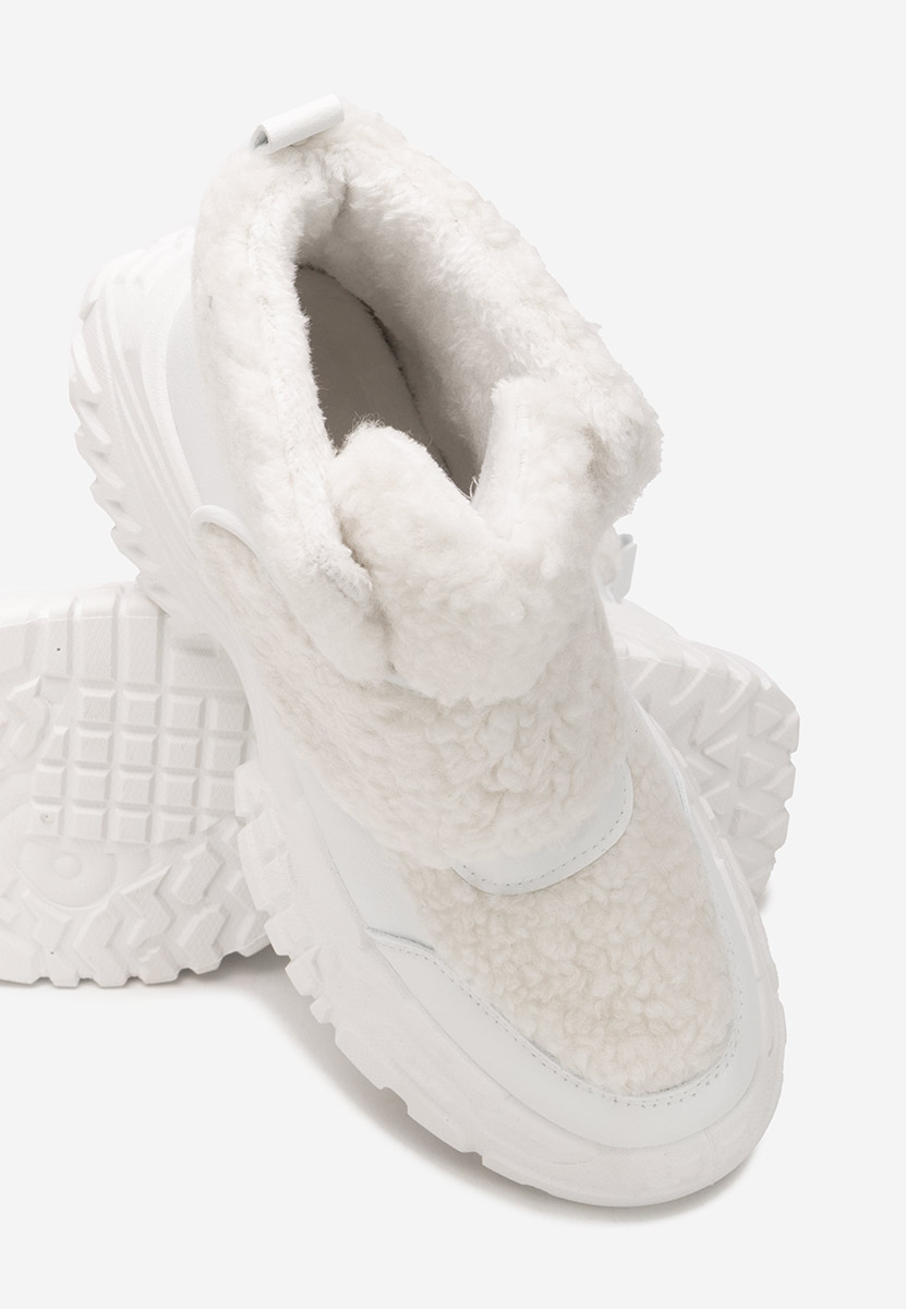 Bílé zimní tenisky dámské Comino