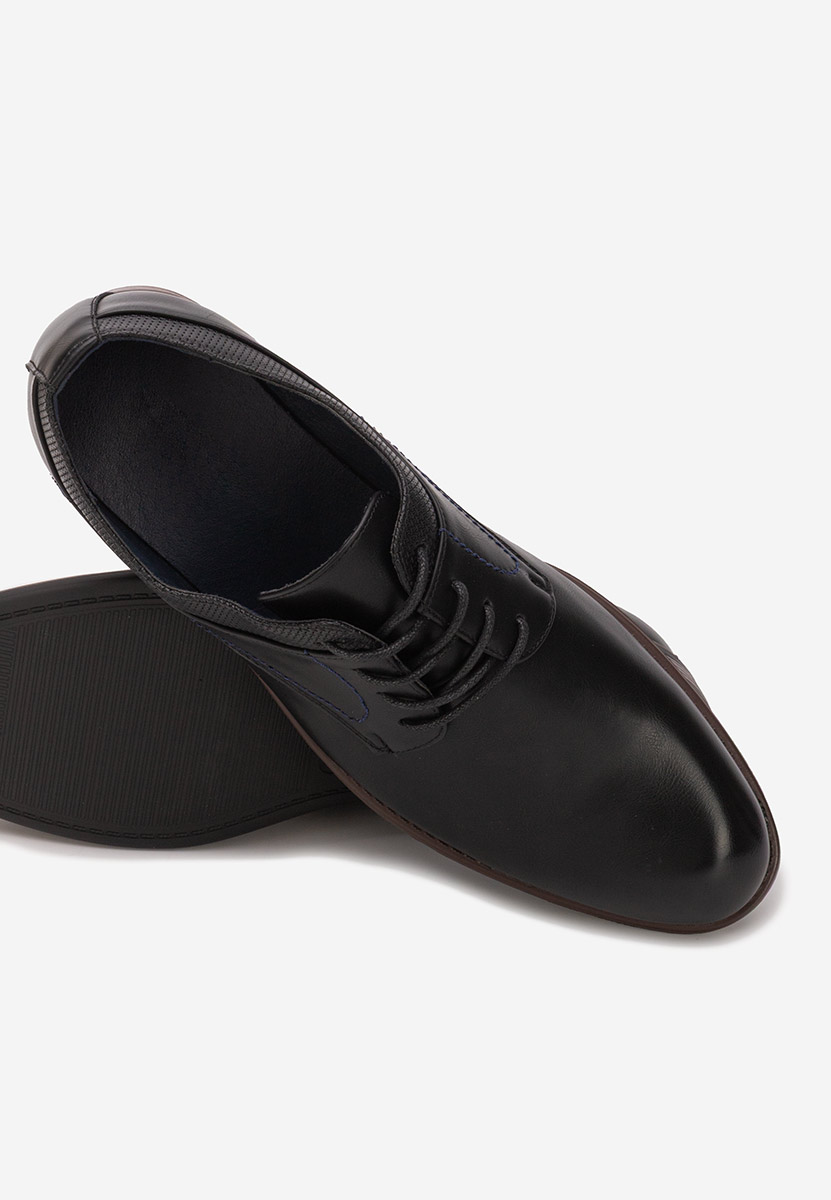 Černé pánská společenská obuv Klaus