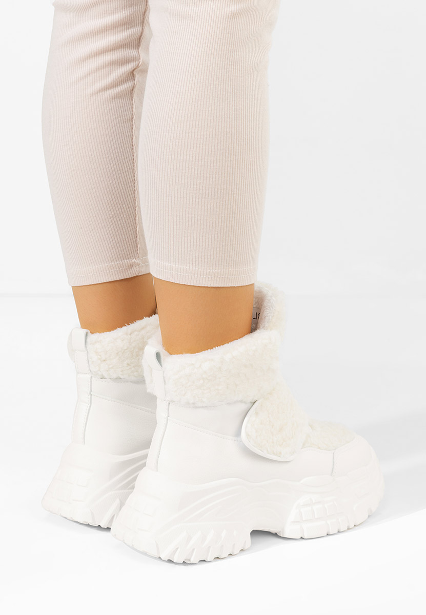 Bílé zimní tenisky dámské Comino