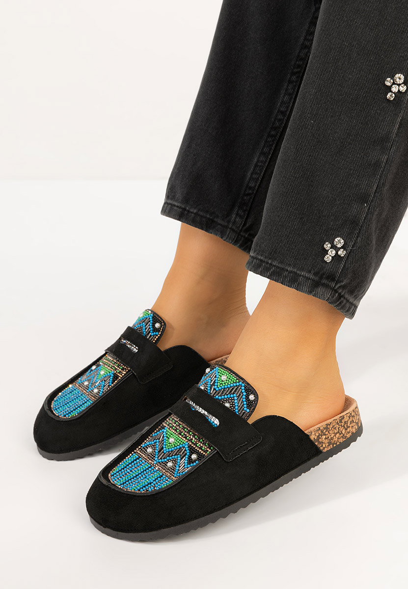 Černé dámské dřeváky Marlie V2