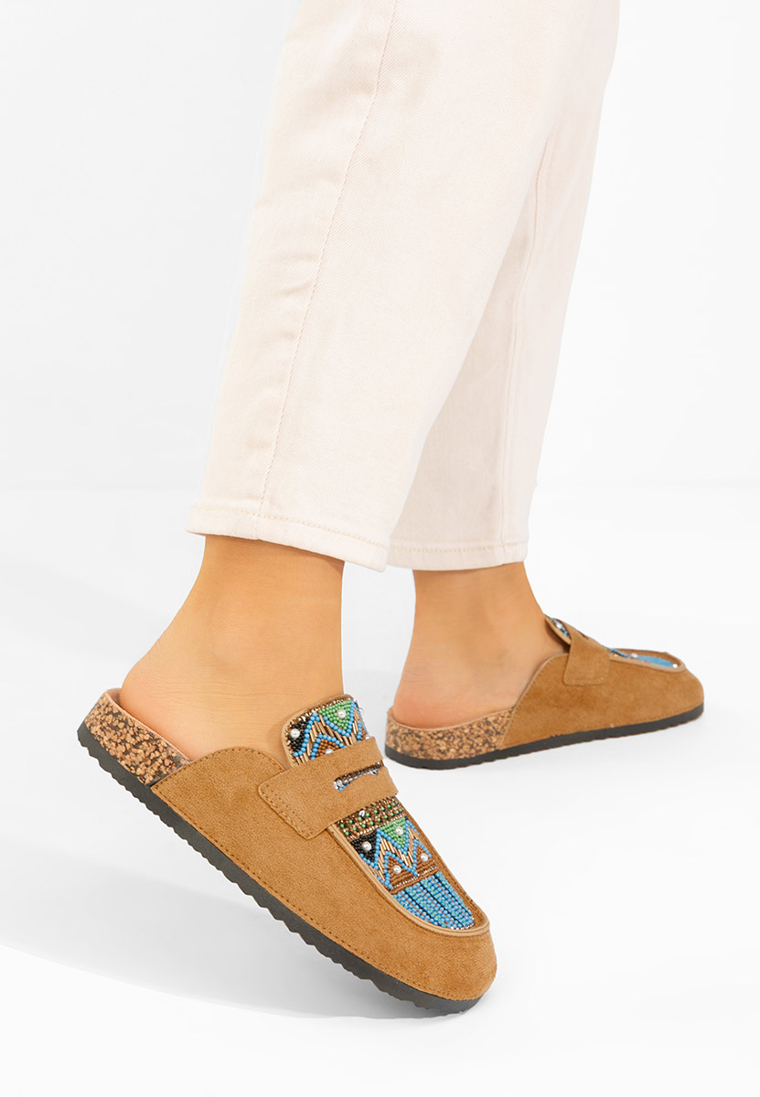 Camelové dámské dřeváky Marlie V2