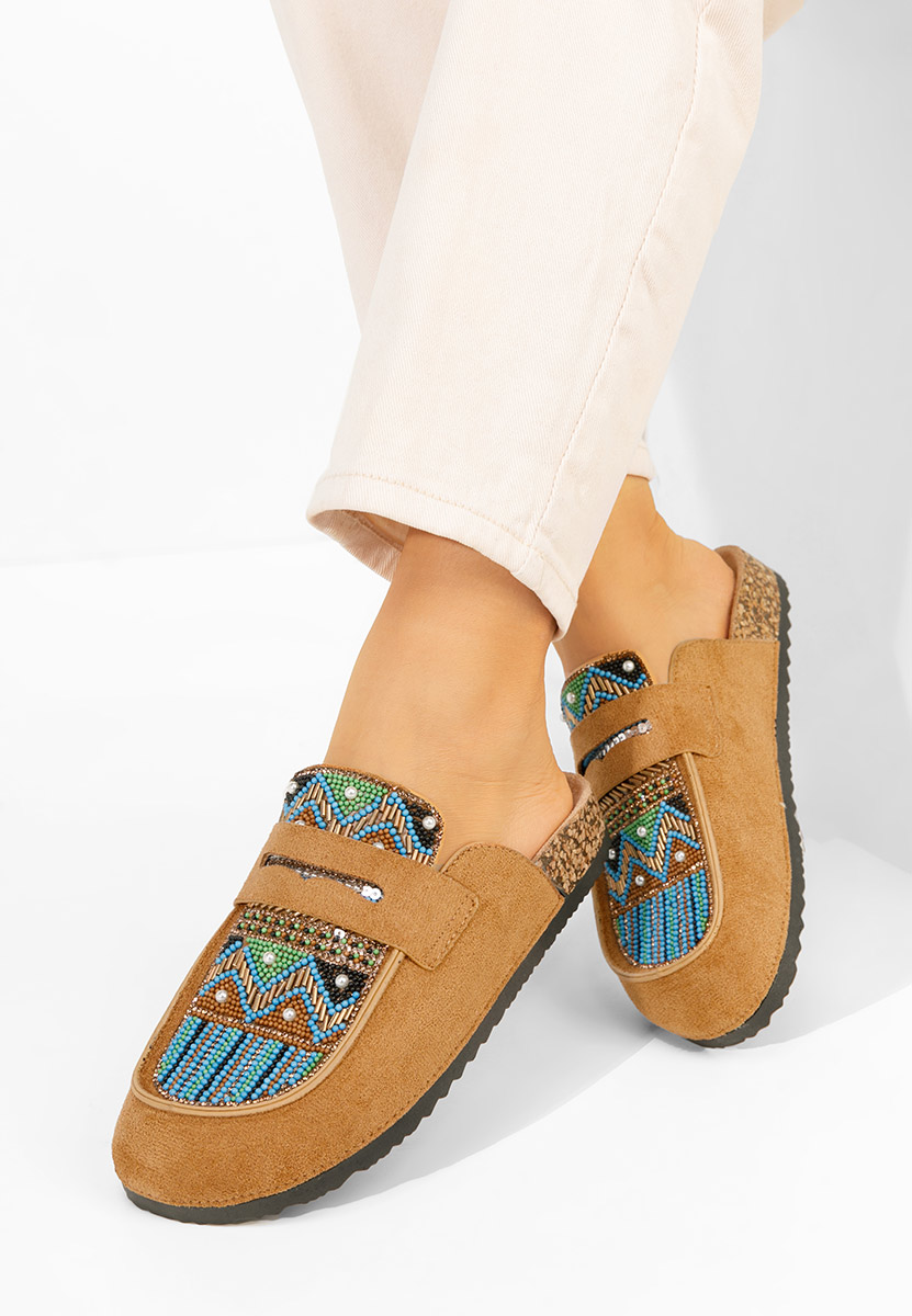 Camelové dámské dřeváky Marlie V2