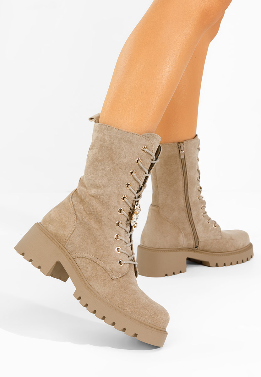 Khaki dámske workery Fabina V3