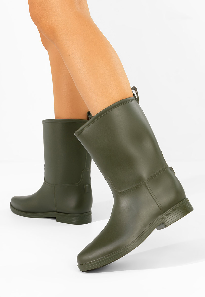 Zelené dámske holínky Elisea