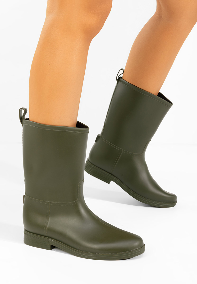 Zelené dámske holínky Elisea