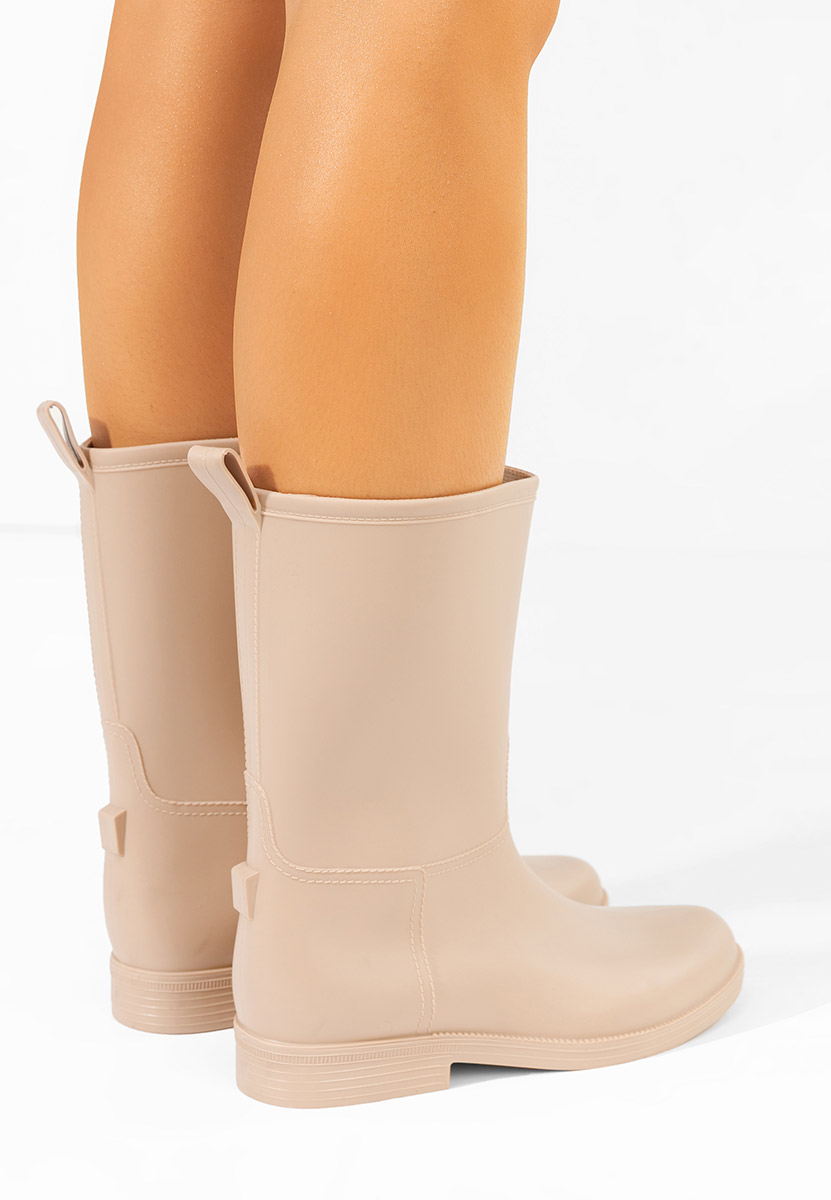 Béžové dámske holínky Elisea