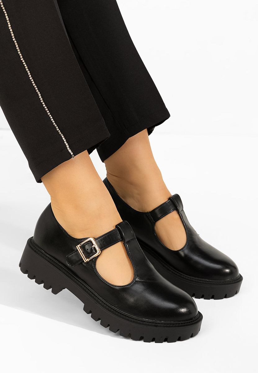 Černé dámské polobotky Kenia V2