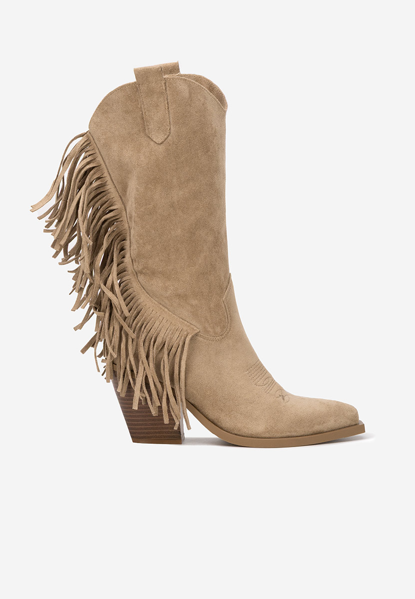 Khaki dámské kozačky Givora