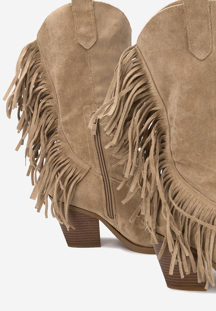 Khaki dámské kozačky Givora