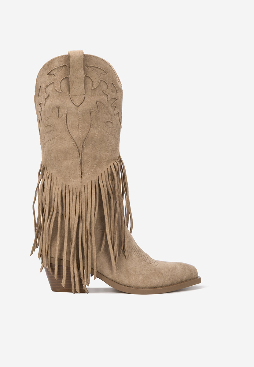 Khaki dámské kozačky Jalira