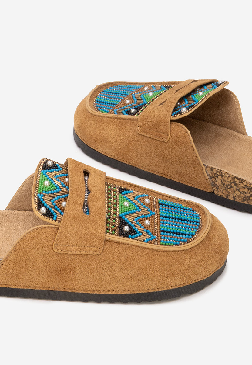 Camelové dámské dřeváky Marlie V2