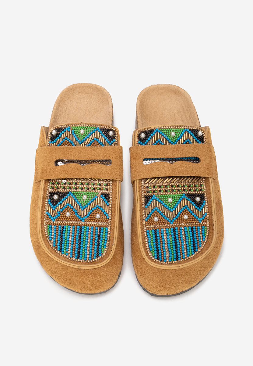 Camelové dámské dřeváky Marlie V2