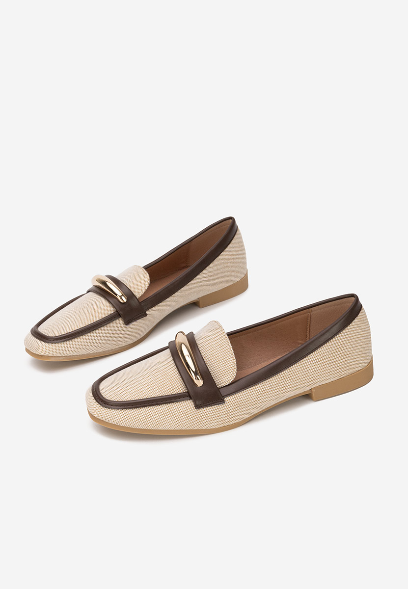 Béžové dámské mokasíny Meliania