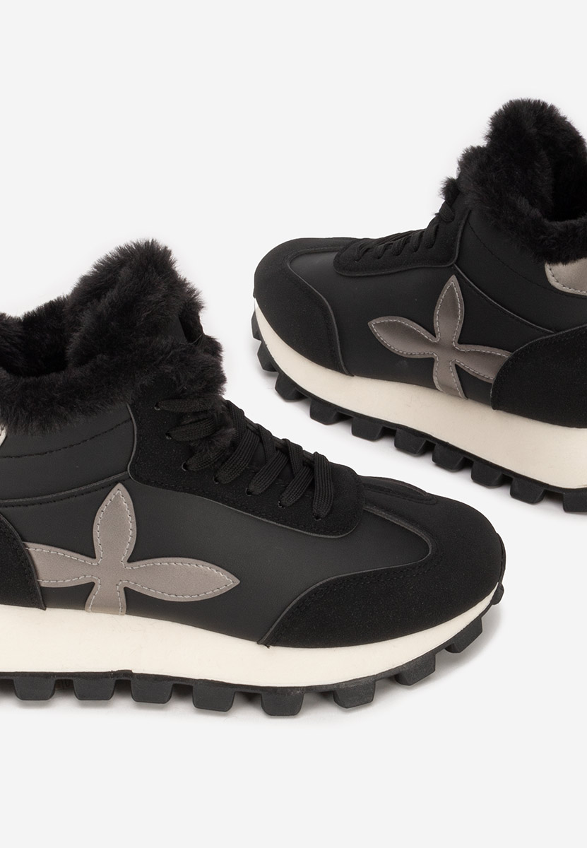 Černé zimní tenisky dámské Ozia