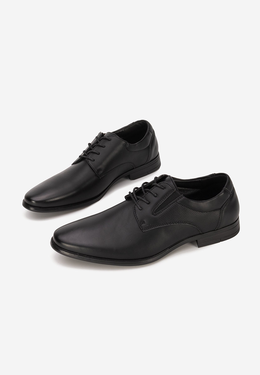 Černé pánská společenská obuv Darius