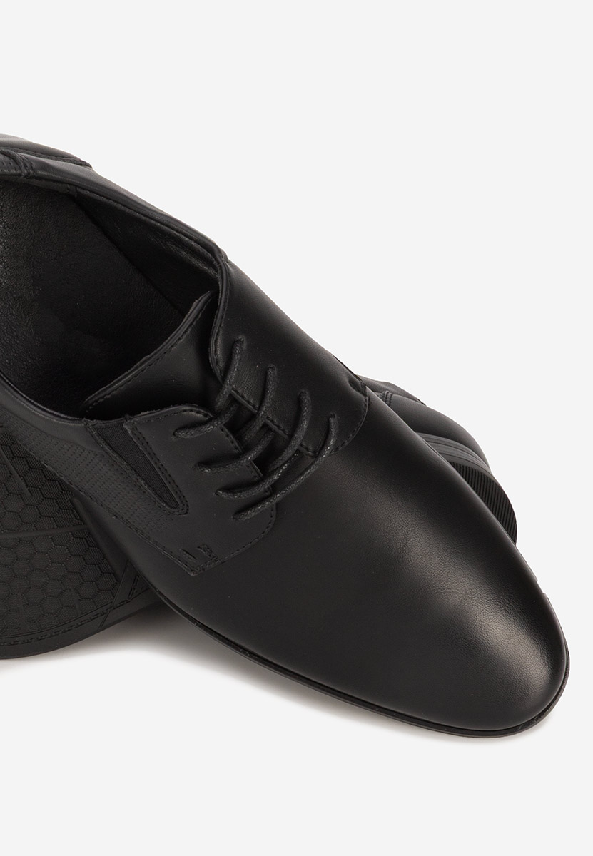 Černé pánská společenská obuv Darius