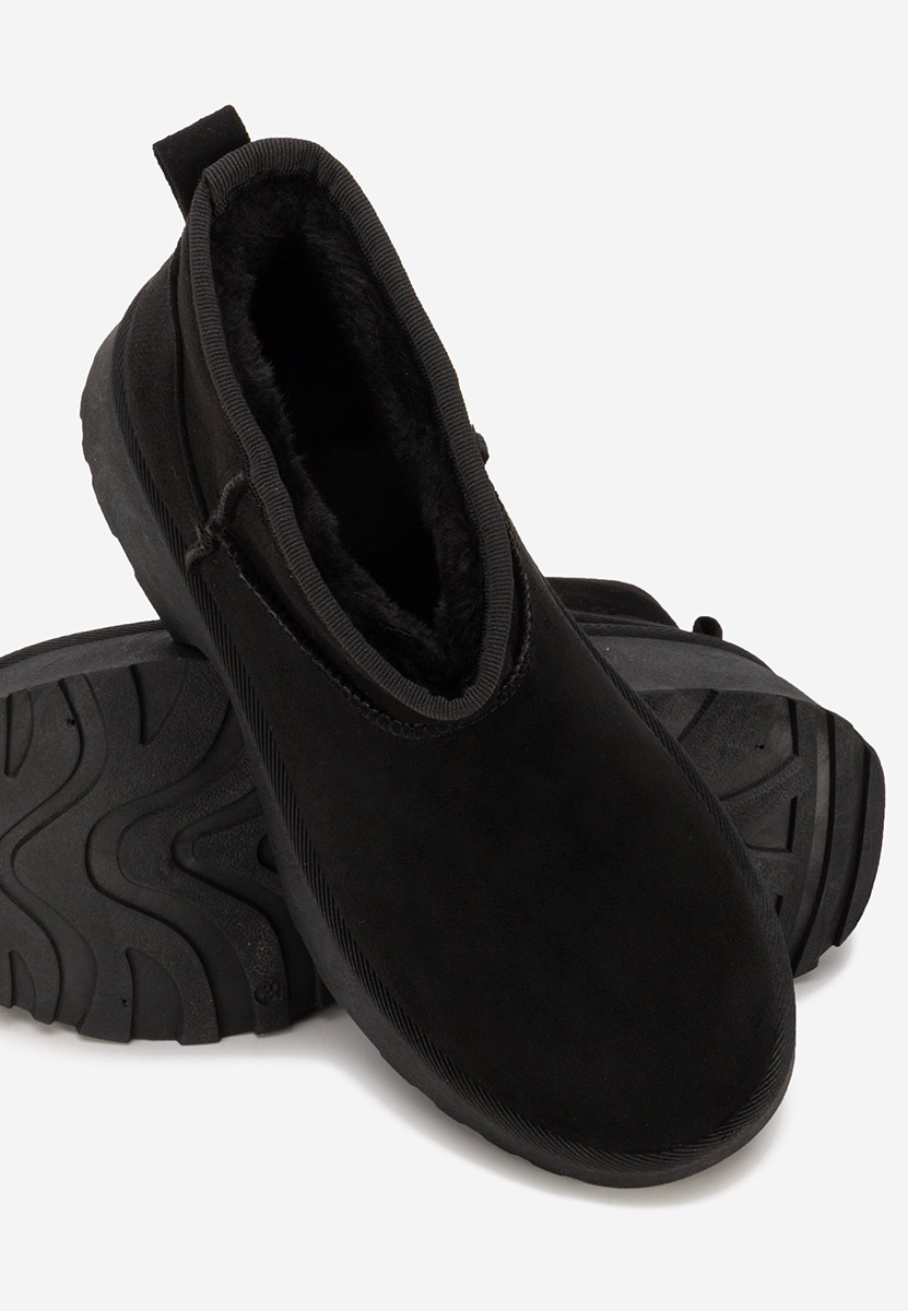 Černé kotníkové zimní boty Tarnia