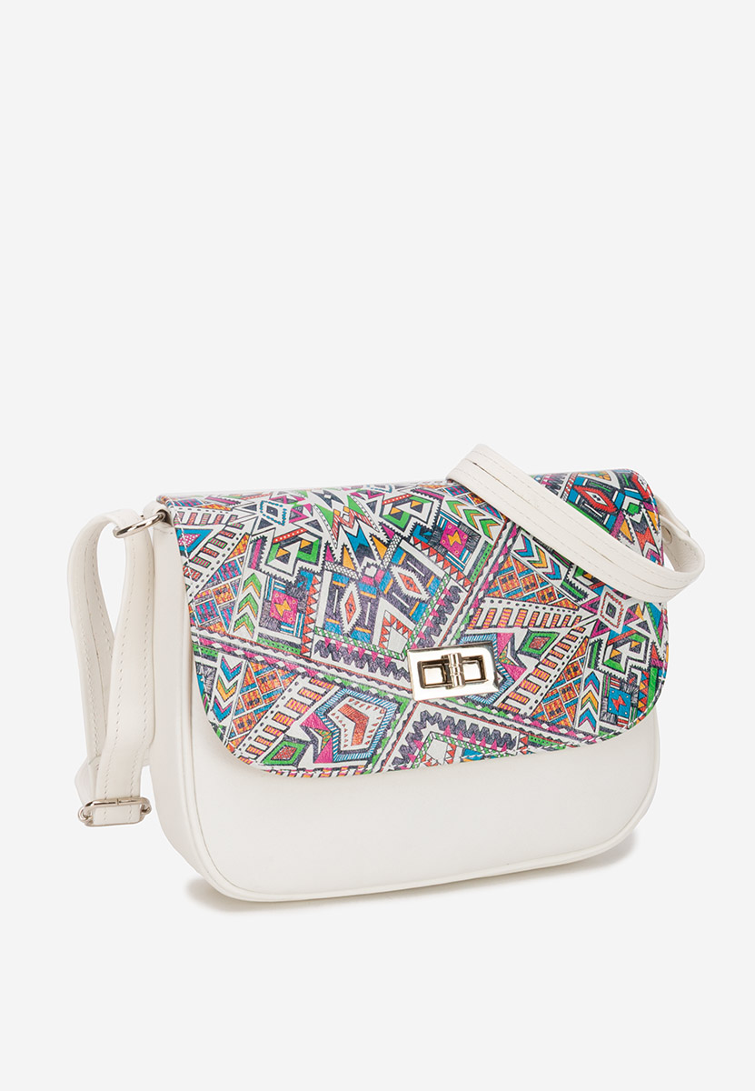 Bílá ramenní kabelka Fliora