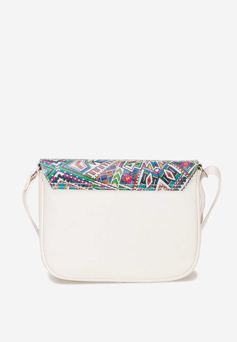 Bílá ramenní kabelka Fliora