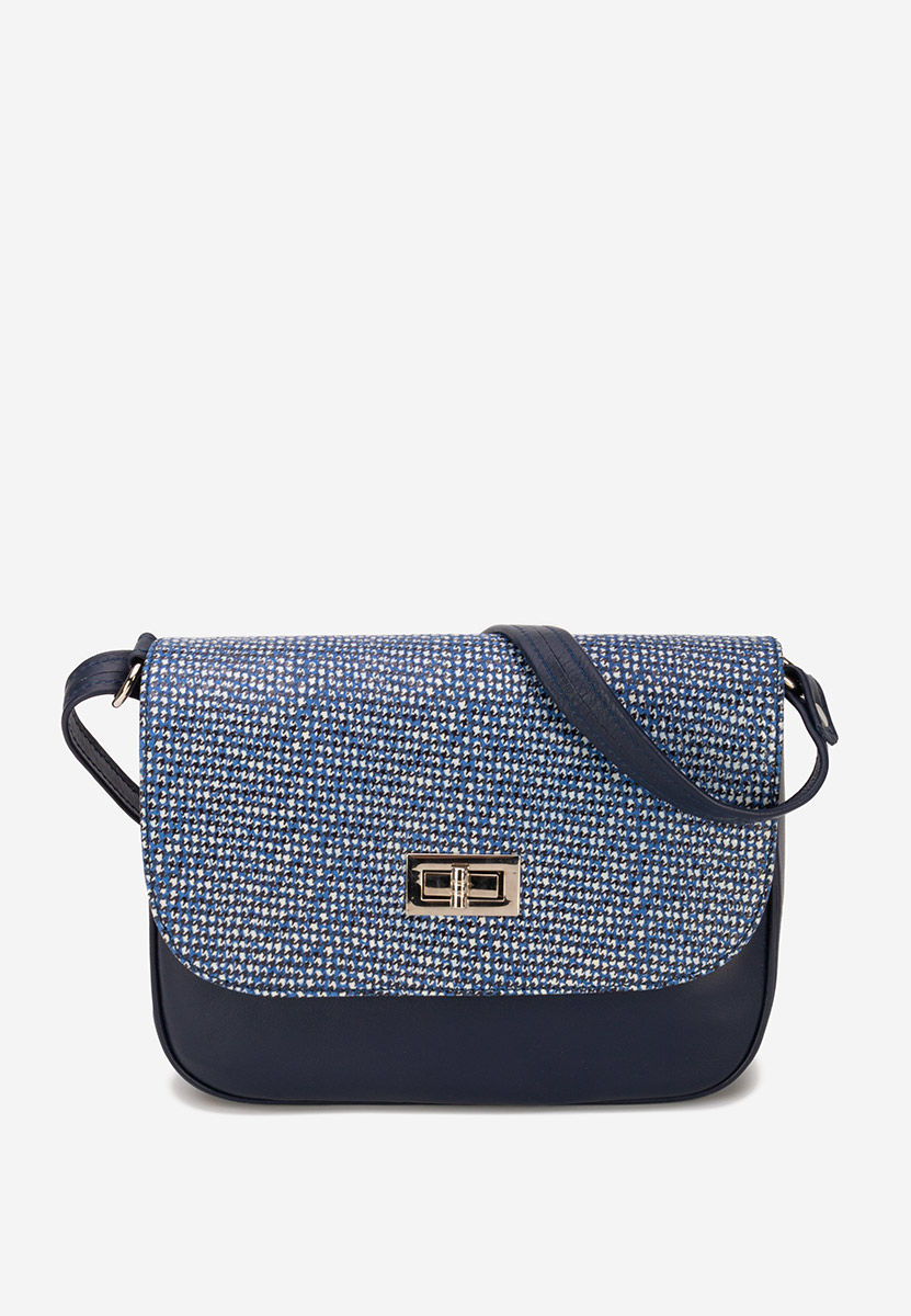 Tmavě modré ramenní kabelka Fliora