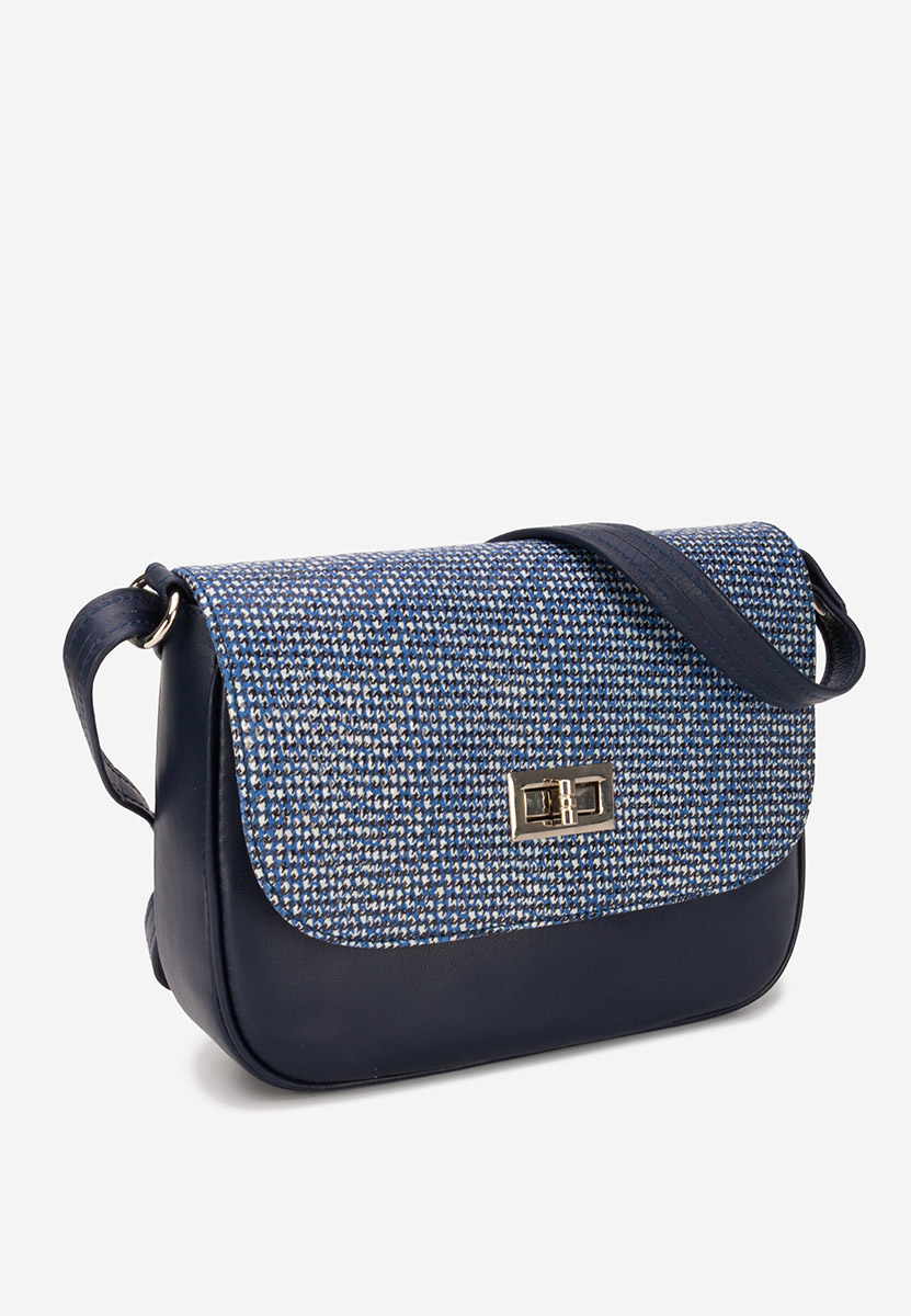 Tmavě modré ramenní kabelka Fliora