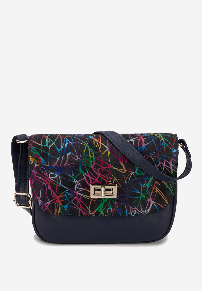 Tmavě modré ramenní kabelka Fliora V3