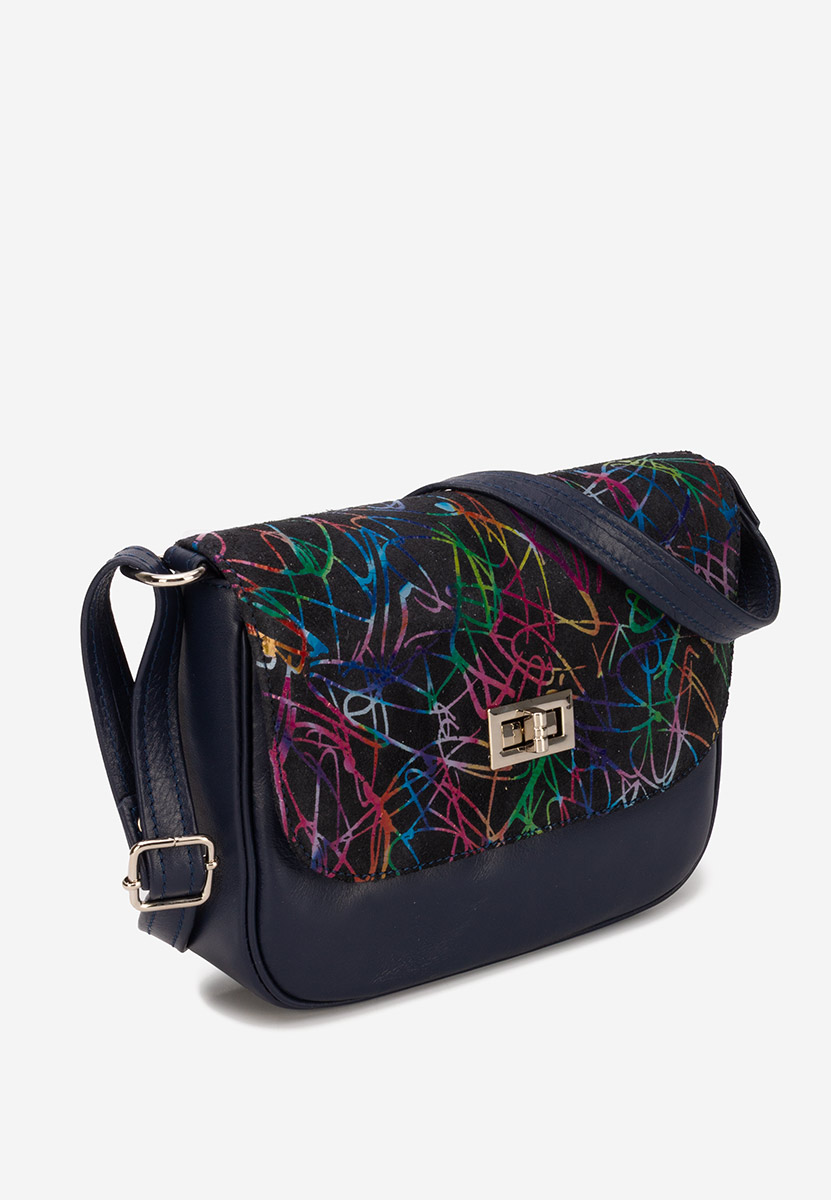 Tmavě modré ramenní kabelka Fliora V3