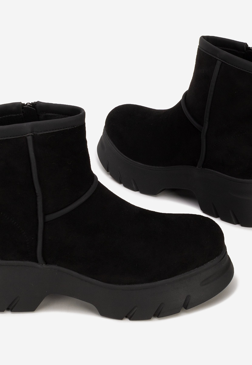 Černé dámské kotníková obuv Geronia