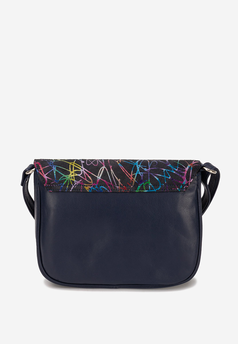 Tmavě modré ramenní kabelka Fliora V3