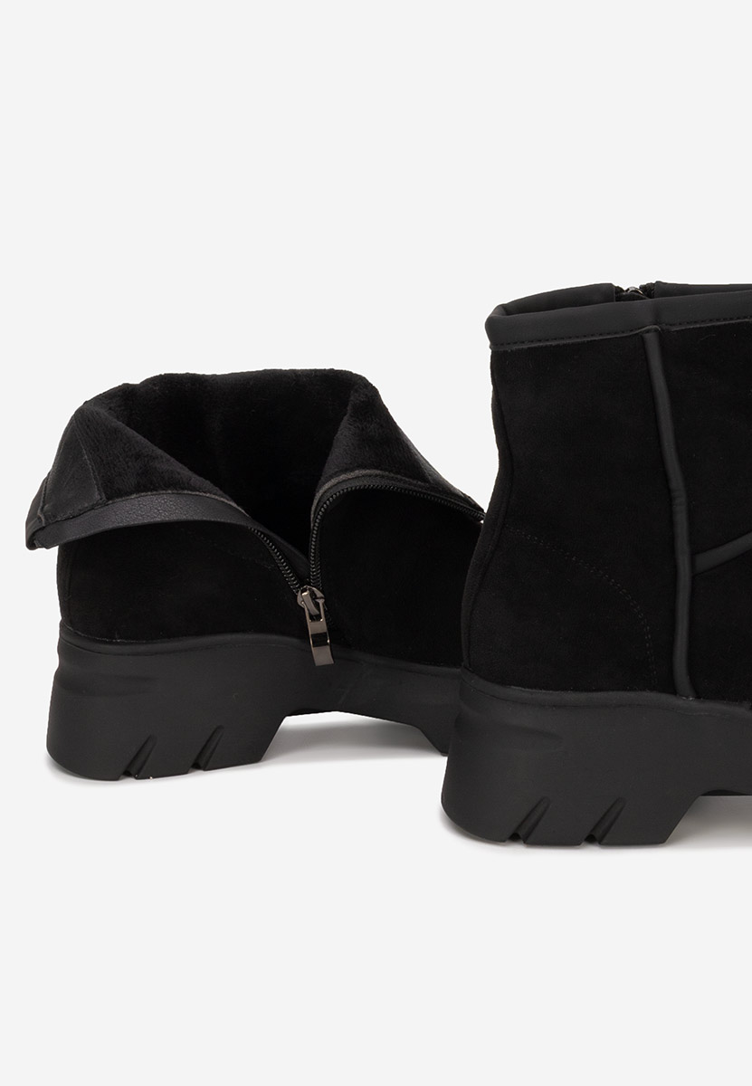 Černé dámské kotníková obuv Geronia