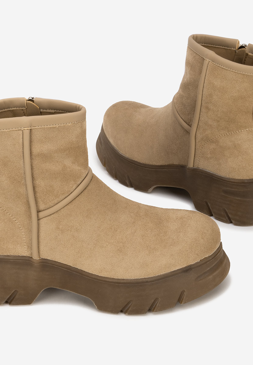 Khaki dámské kotníková obuv Geronia