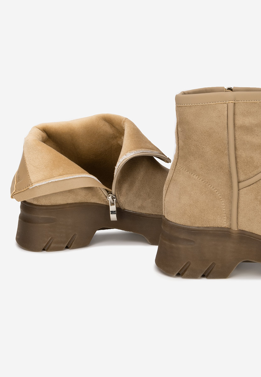 Khaki dámské kotníková obuv Geronia