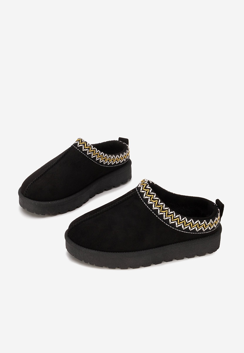 Černé pantofle Fete Eniko