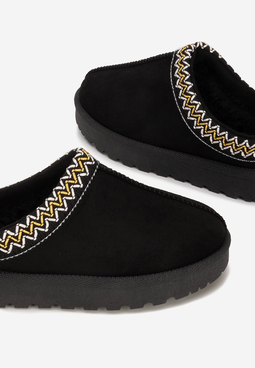 Černé pantofle Fete Eniko