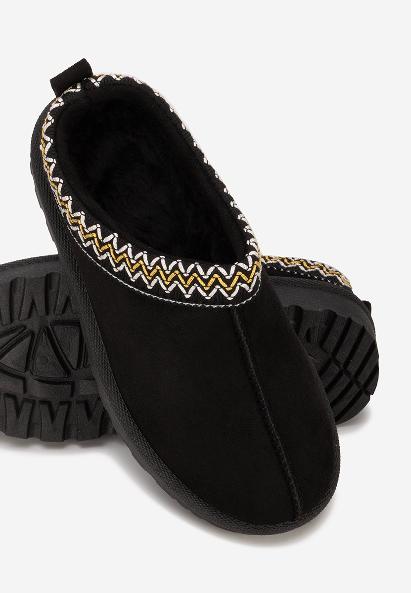 Černé pantofle Fete Eniko