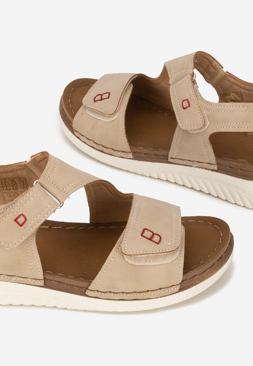 Béžové dámské letní sandály Metina V2