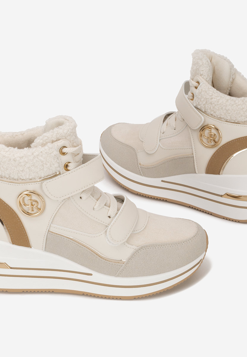 Béžové kotníkové tenisky Velaris