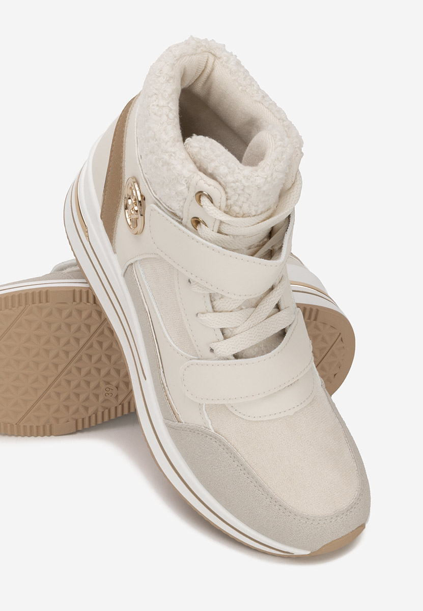 Béžové kotníkové tenisky Velaris