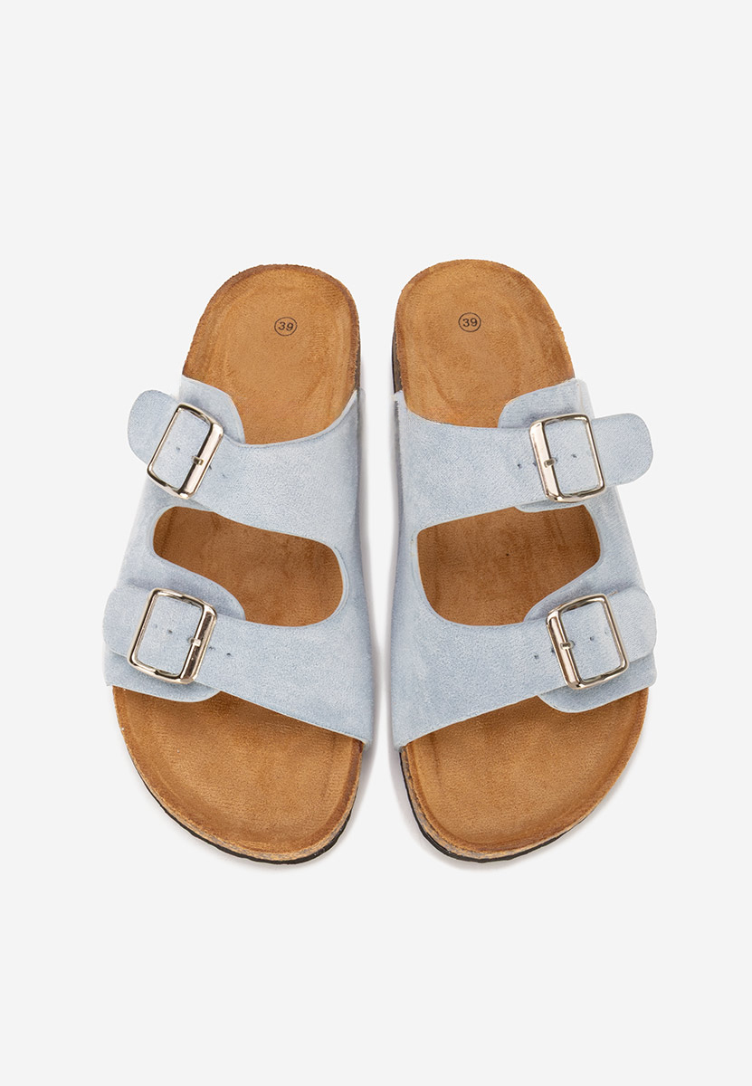 Šedé pantofle dámské Evet