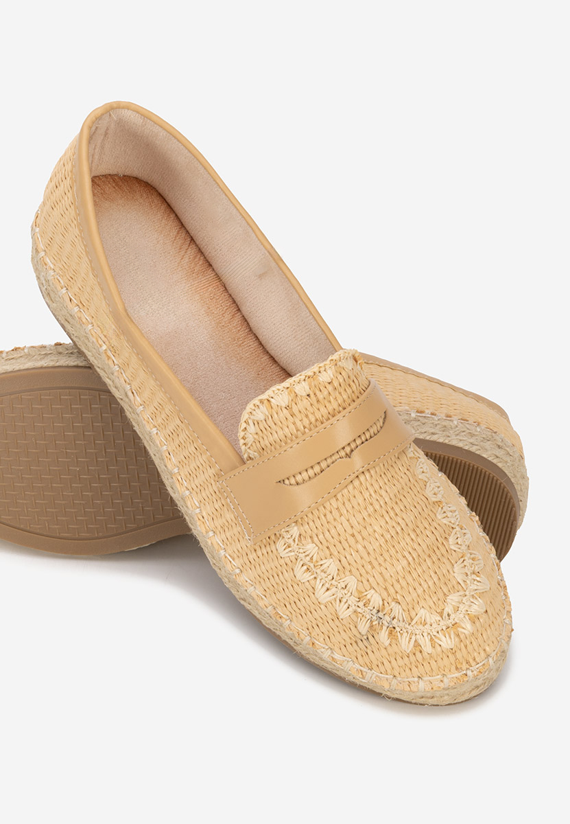 Béžové dámské espadrilky Charla