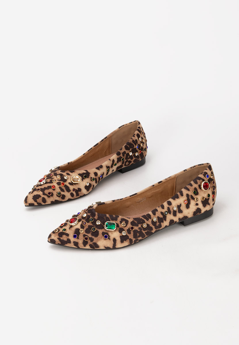 Leopardí dámské baleríny Fredricka