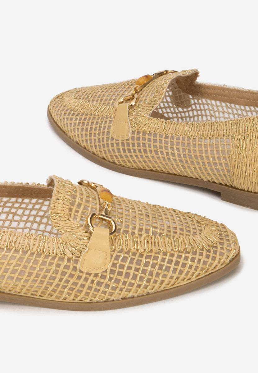 Béžové dámské mokasíny Jayna